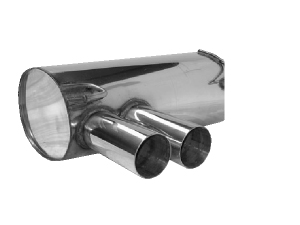 Silencieux AR sortie OO diamètre 76 mm - 429.01 HT