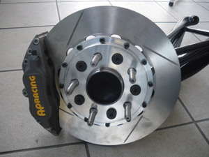 Kit AR complet AP 4P diam. 280/25 (disque/ bol / plaq. / support / étrier) = 2889.72 HT