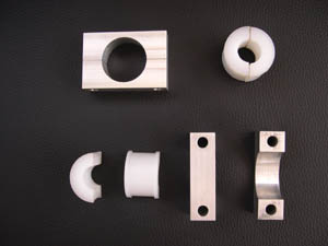 Kit des 2 supports Alu de barre stabilisatrice - 70.00 HT