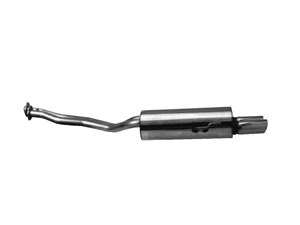 Silencieux AR avec sortie double OO diamètre 76 mm (raccord montage inclus)- 508.61 HT